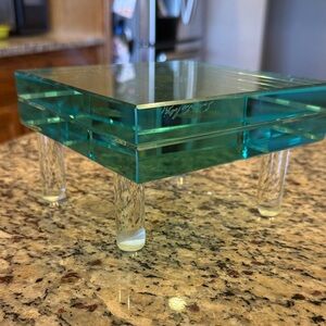 Vintage Salvatore Polozzi glass stand